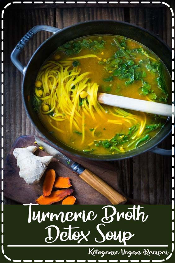 Turmeric Broth Detox Soup Villette Archambault