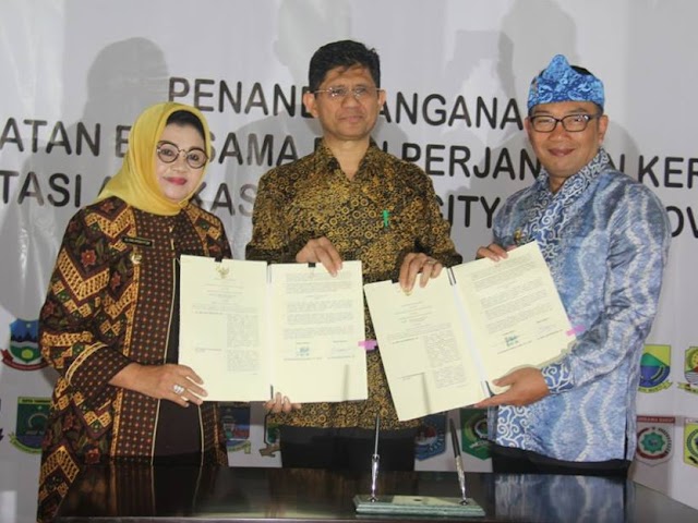 Kerja Sama KPK dan Pemkot Bandung dengan Daerah Lain