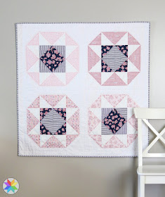 Lucky Star quilt pattern by Andy of A Bright Corner from her book, Fresh Fat Quarter Quilts - a fast and sweet baby quilt