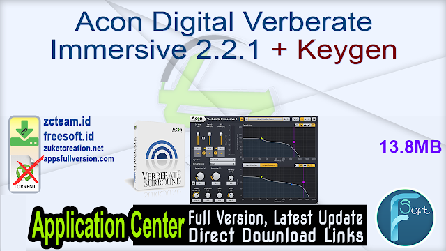 Acon Digital Verberate Immersive 2.2.1 + Keygen_ ZcTeam.id