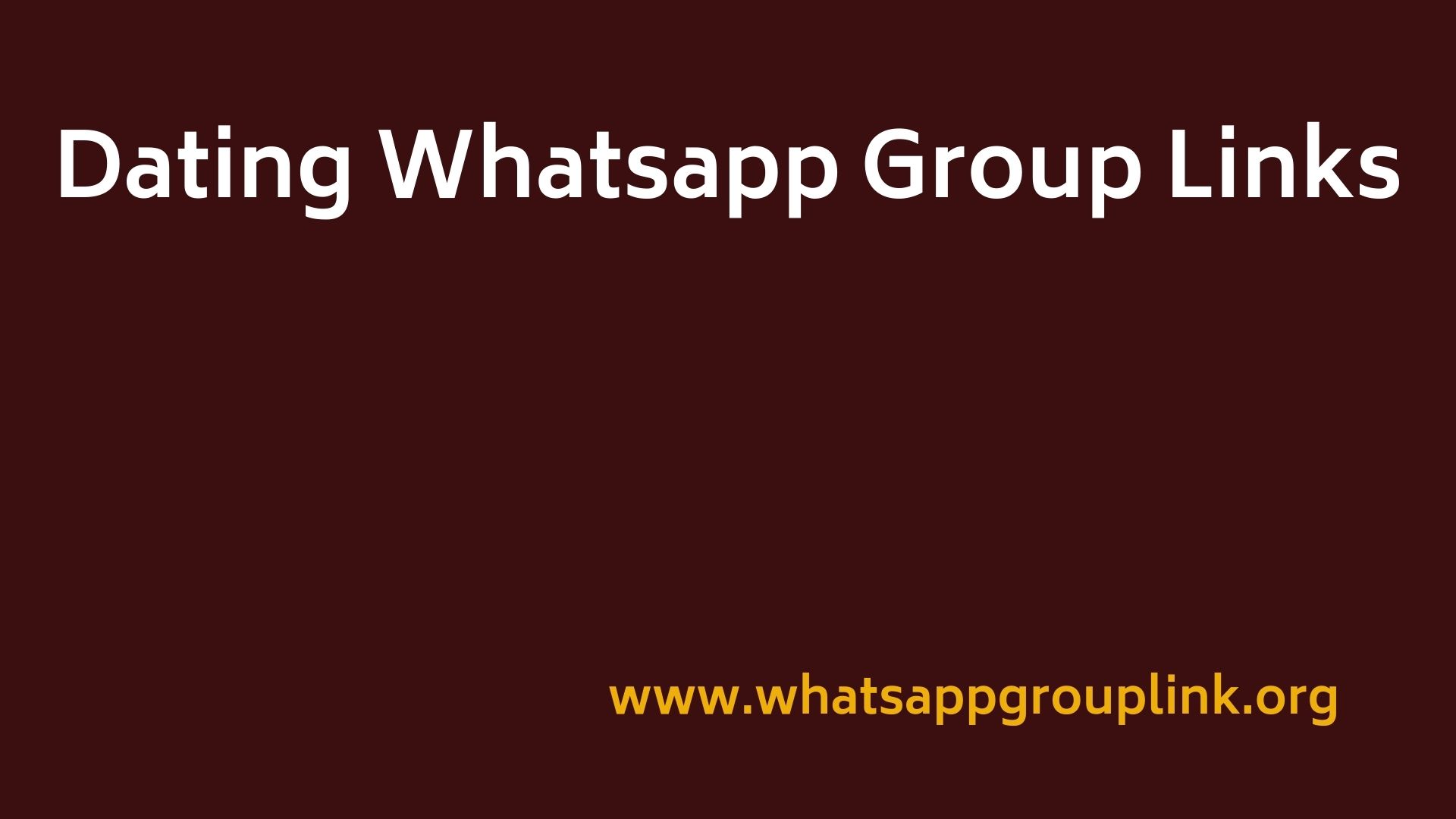 Whatsapp group links singles Single Mom