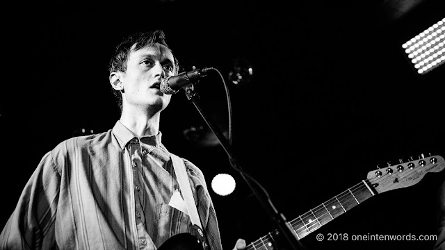 Ought at The Legendary Horseshoe Tavern on May 11, 2018 for the Audiotree North Launch Party at CMW Canadian Music Week Photo by John Ordean at One In Ten Words oneintenwords.com toronto indie alternative live music blog concert photography pictures photos