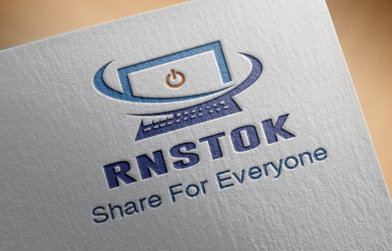 Download Logo Mockup Paper Atau Kertas Realistic Rnstok Share For Everyone