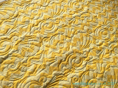 'Sally by the Seashore' digital quilting pattern  by Christy Dillon of My Creative Stitches