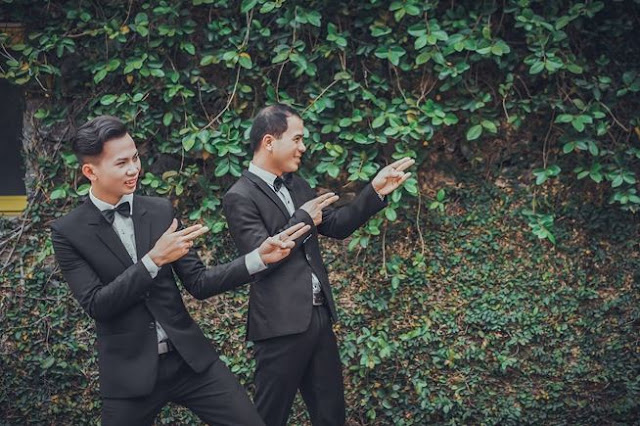 Cặp đôi đồng tính nam tại Thanh Hóa chụp ảnh cưới