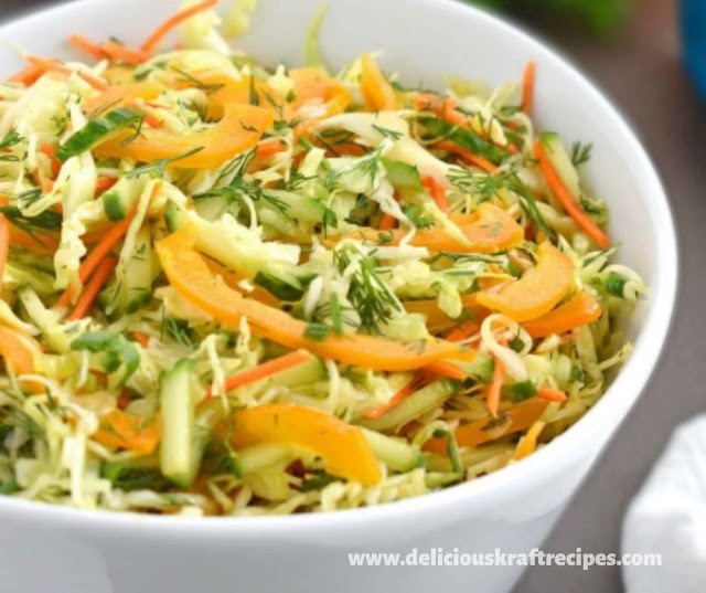 CABBAGE CARROT PEPPER SALAD CABBAGE CARROT PEPPER SALAD