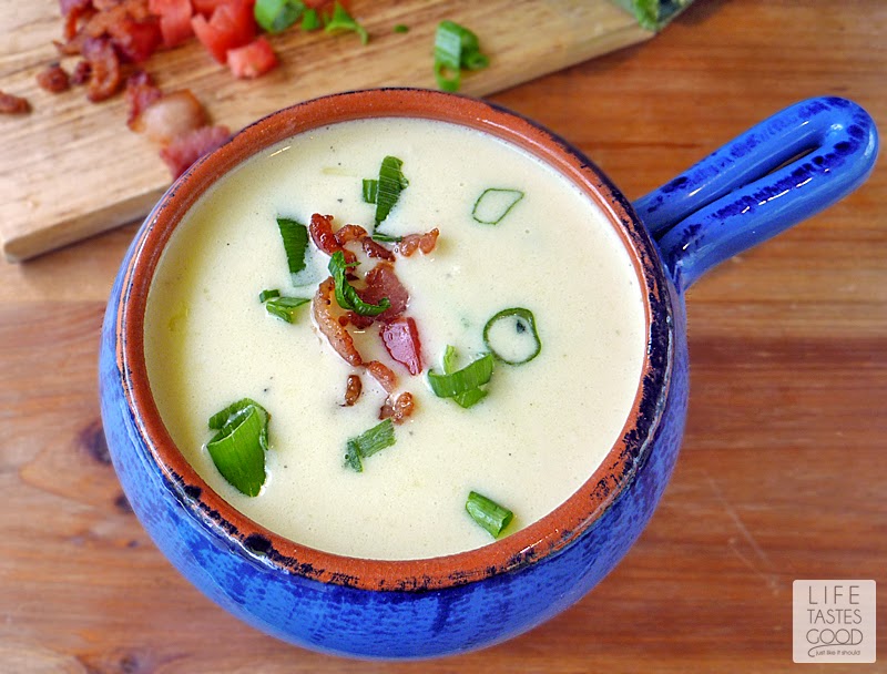Potato Leek and Bacon Soup Life Tastes Good