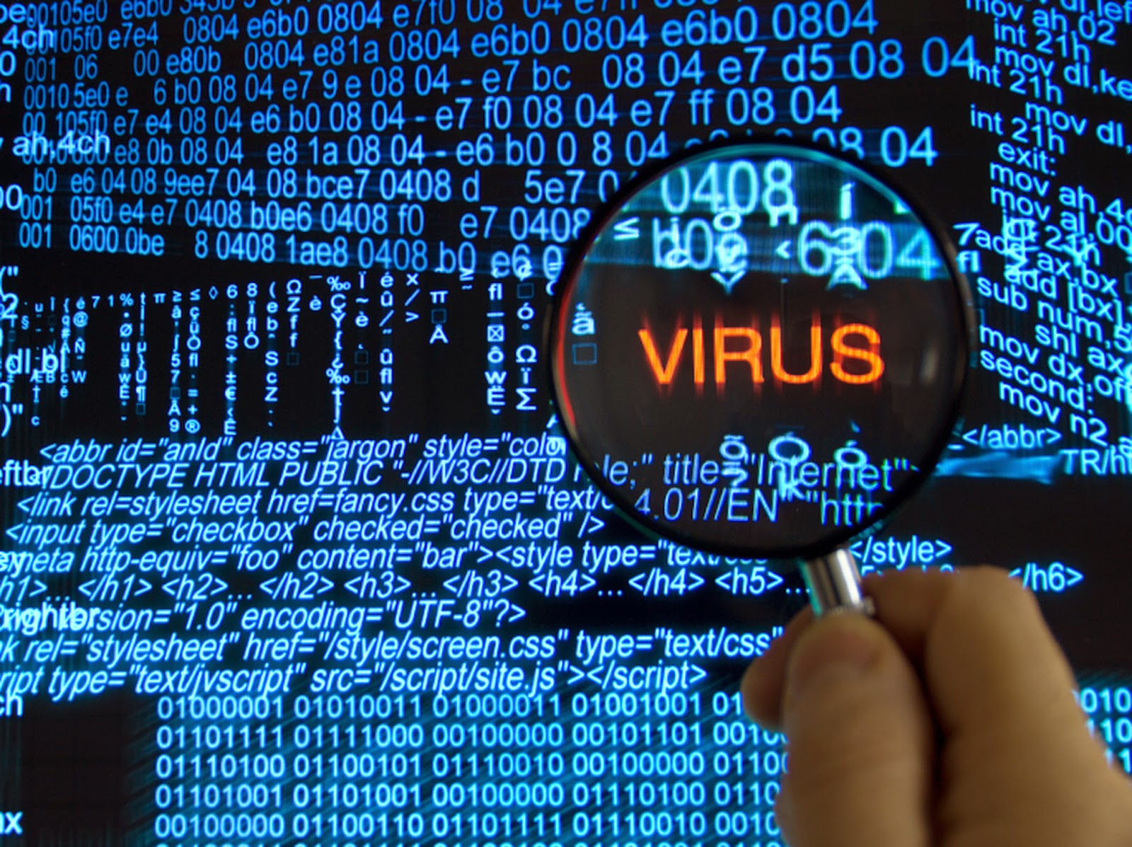 Gambar Serangan Virus Komputer