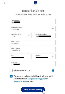 Cara Membuat Akun PayPal