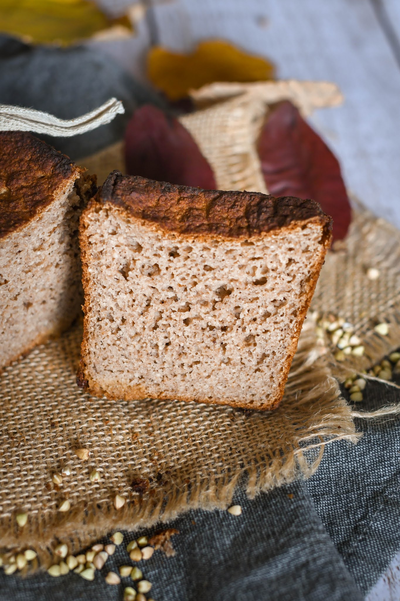 Pain Sans Gluten à La Farine De Châtaigne Et Riz Rosenoisettes