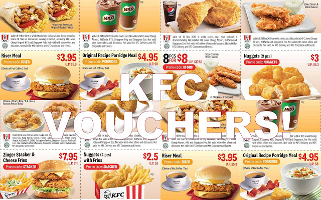 KFC Coupons : For Oct / Nov