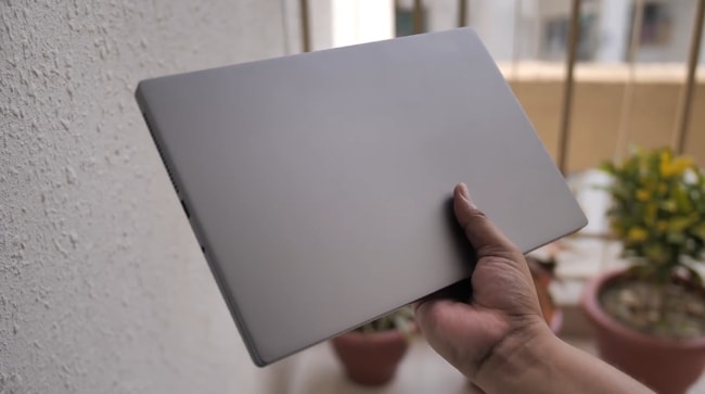 Laptop's dimension and width.