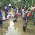 Danramil Hingga Babinsa Kodim Barabai Pantau Luapan Sungai Barabai
