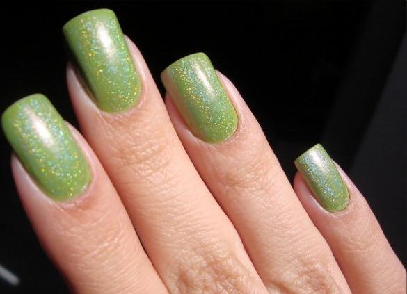 2. Lime Green and White Nail Art - wide 8