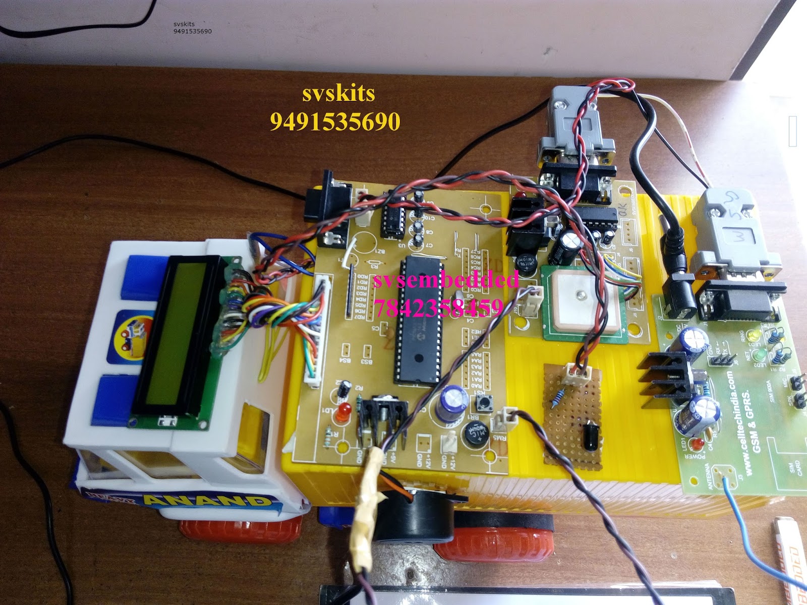 SVSEMBEDDED , 9491535690, 7842358459 Real Time GPS Tracker with