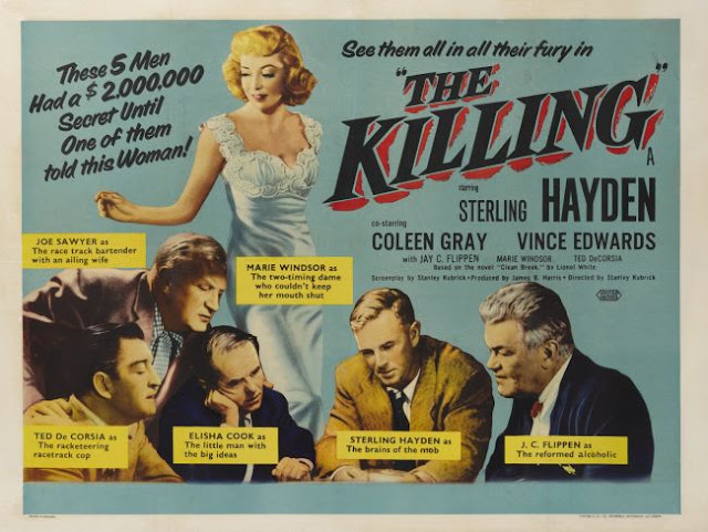Original US poster for The Killing (1956)