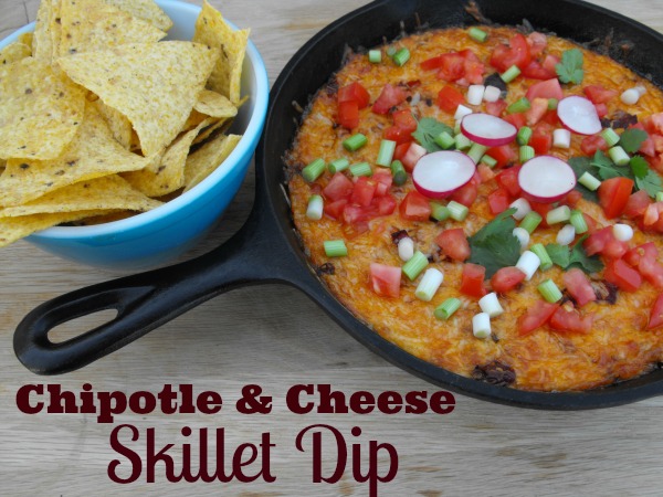 chipotle and cheese skillet dip