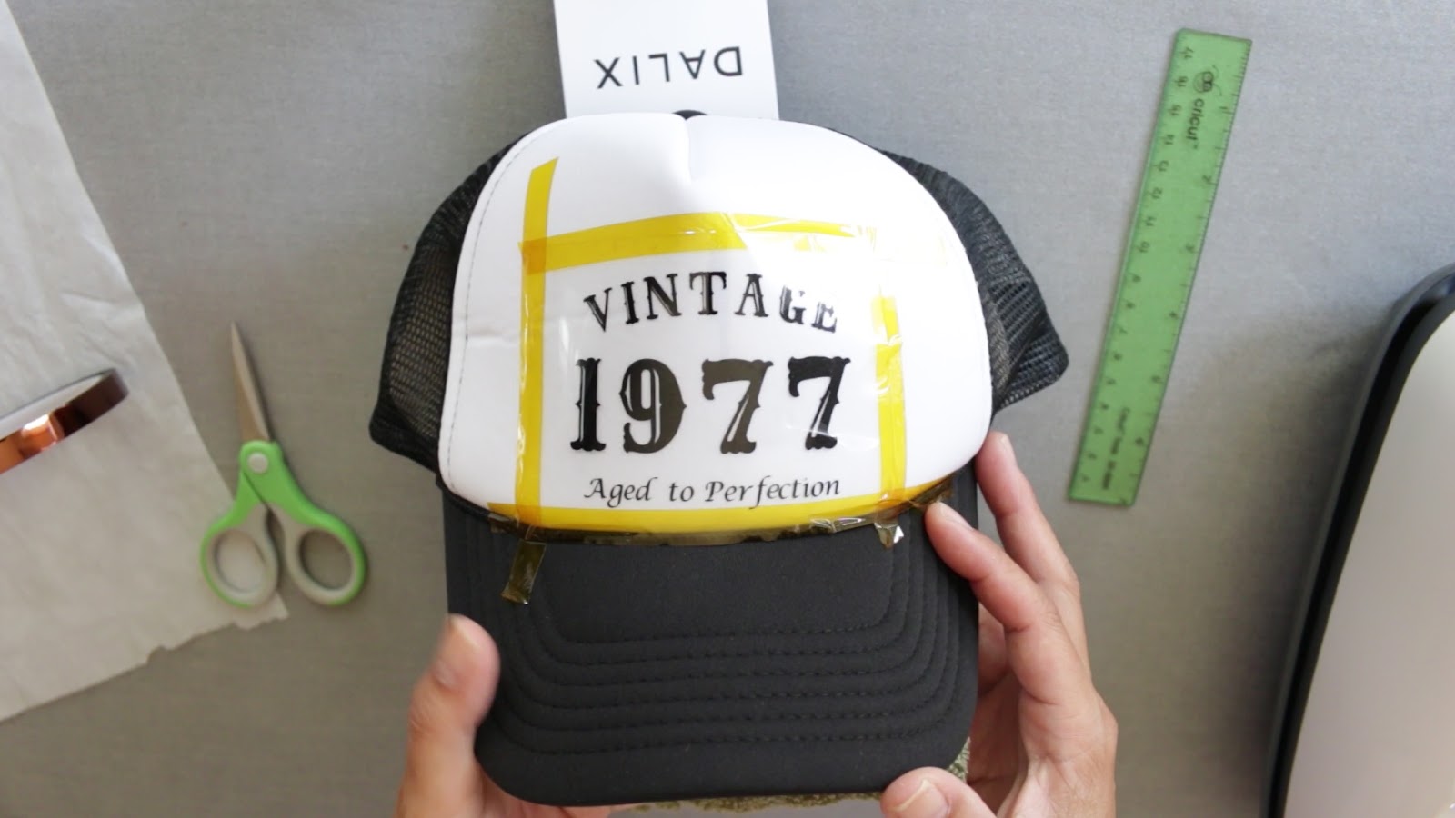 How To Apply HTV To A Trucker Hat