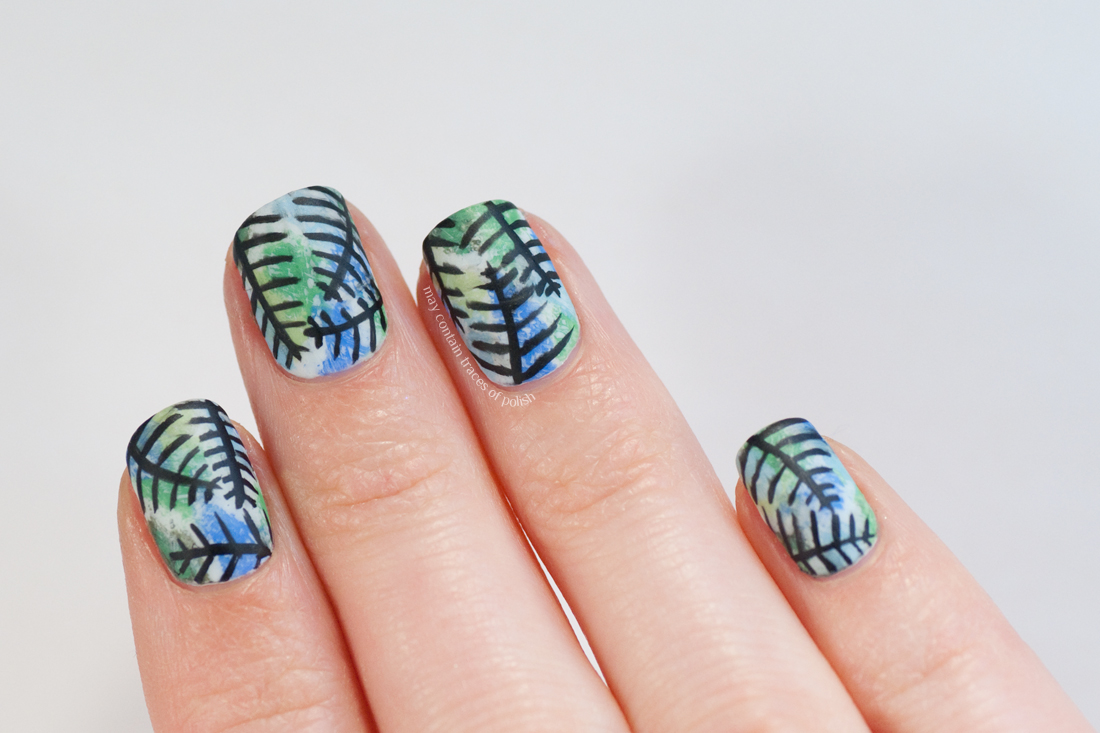Leafy nails - May contain traces of polish