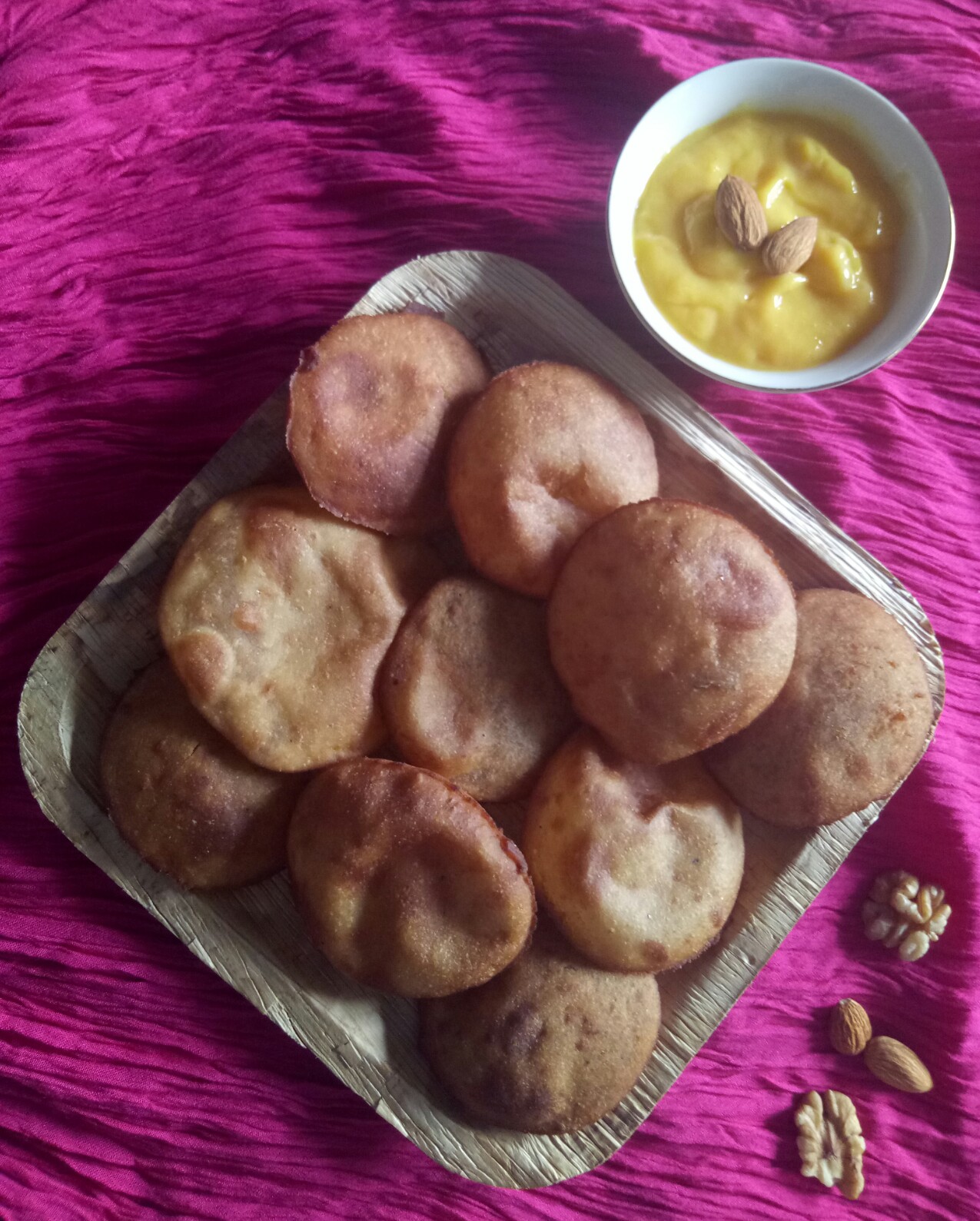 Everyday Cooking Banana Poori Recipe ( Kela Puri )