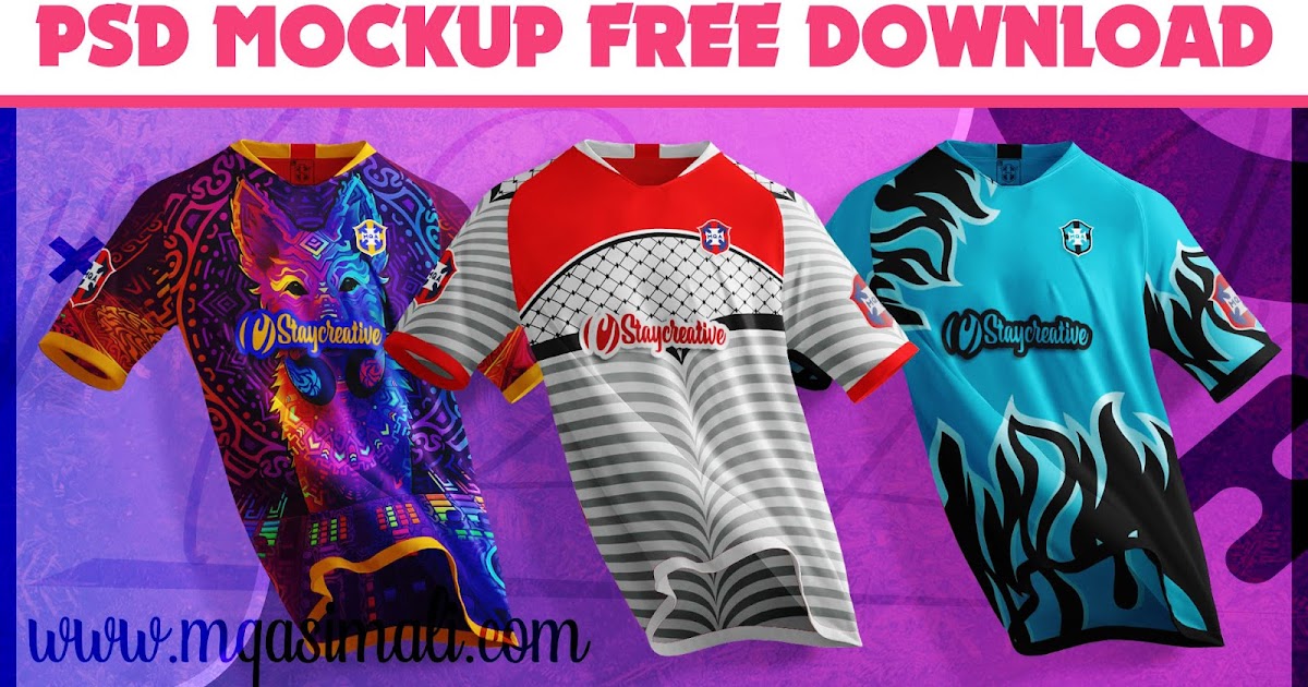 Download Soccer Jersey Mockup_Football Shirt PSD Mockup Free ...