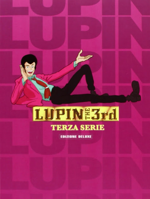 Lupin III terza serie giacca rosa poster cover