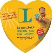 Langenscheidt Deutsch-Frau / Frau-Deutsch, 40 Karten m. Karten-Clip u. Magnet