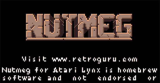 Descarga Nutmeg, el último juego de Retroguru para Atari Lynx