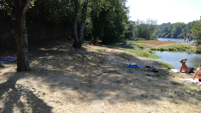 Sombra praia fluvial Navarra