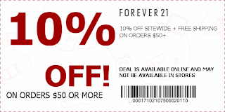 New Forever 21 Coupon Codes