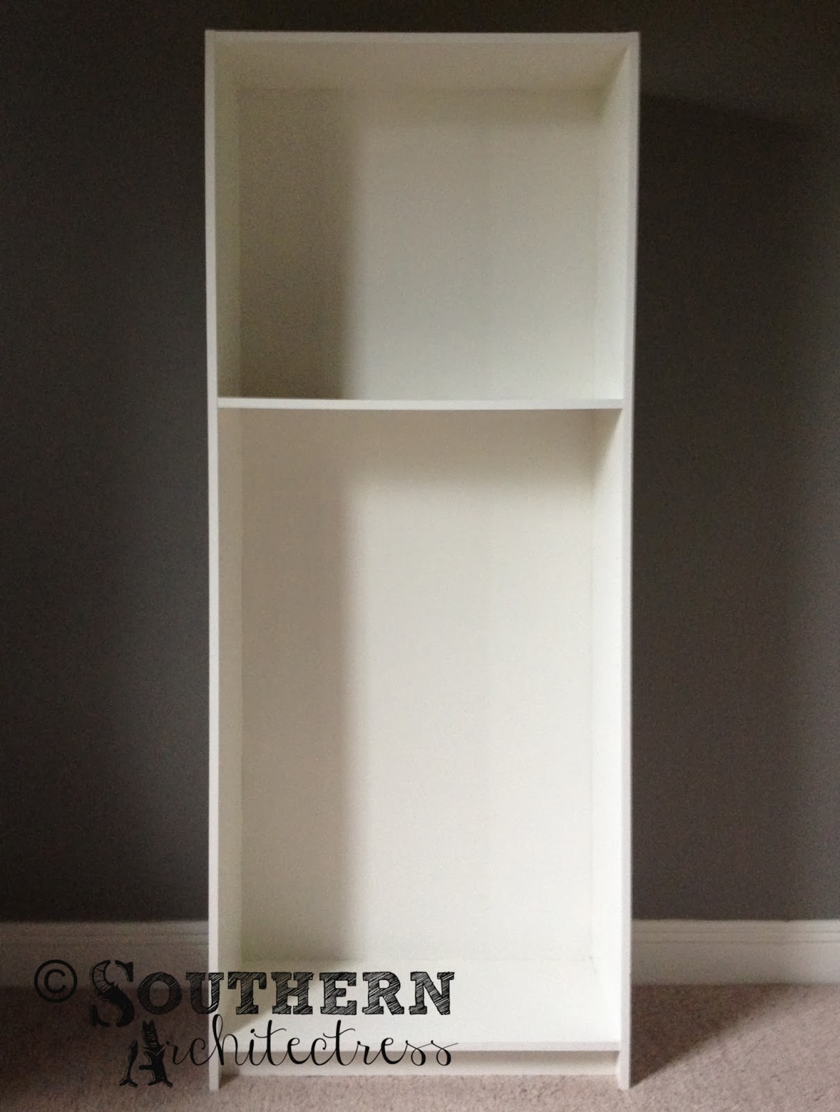 Southern Architectress Bookcase Revamp