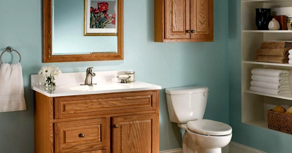 honey oak bathroom Tips Pedia