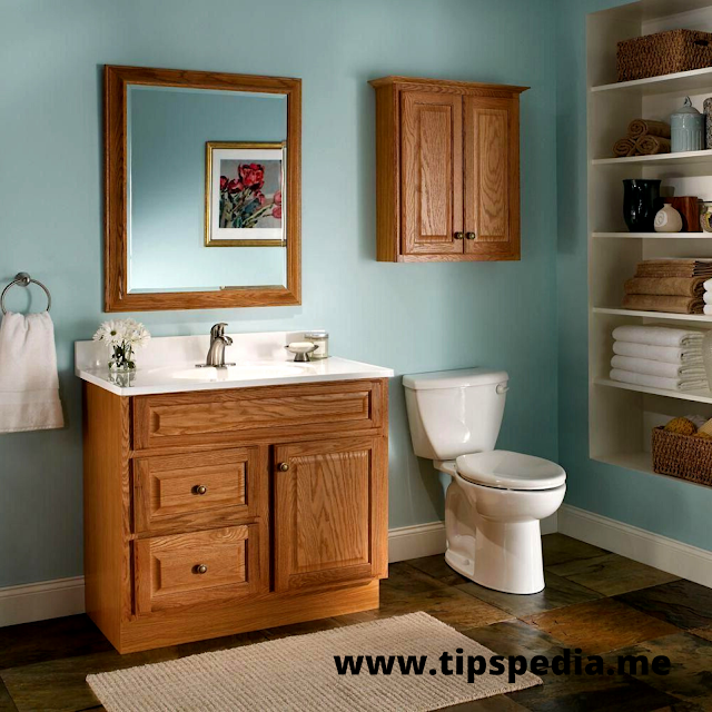 honey oak bathroom Tips Pedia