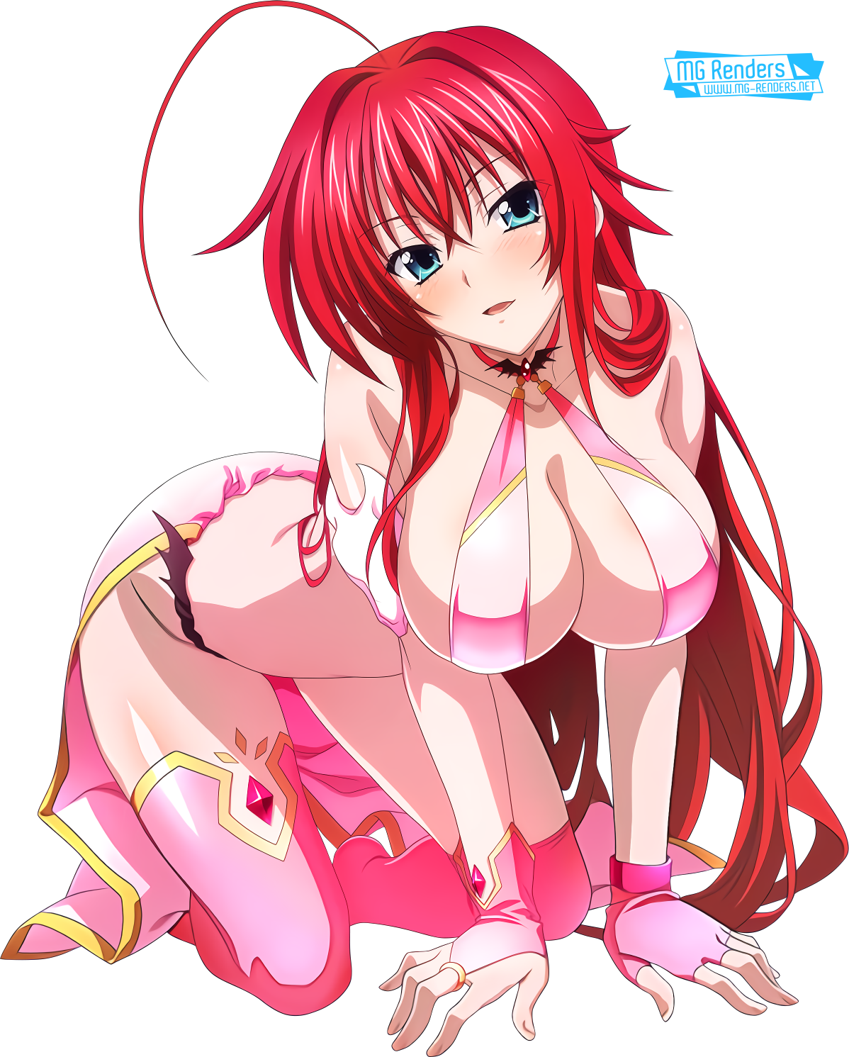 High School DxD - Rias Gremory Render 307