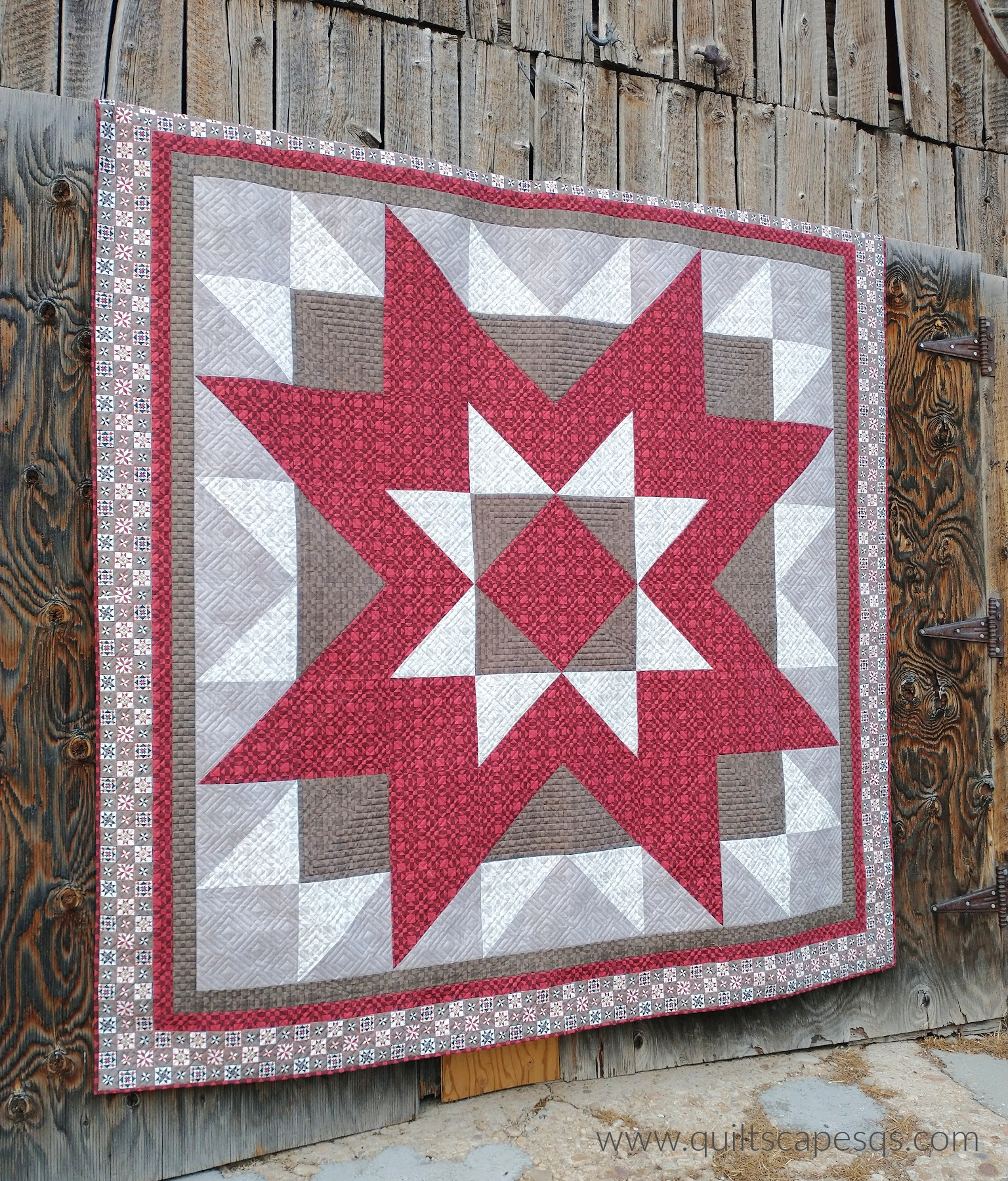 .Quiltscapes. Barn Quilt A Soldier's Star