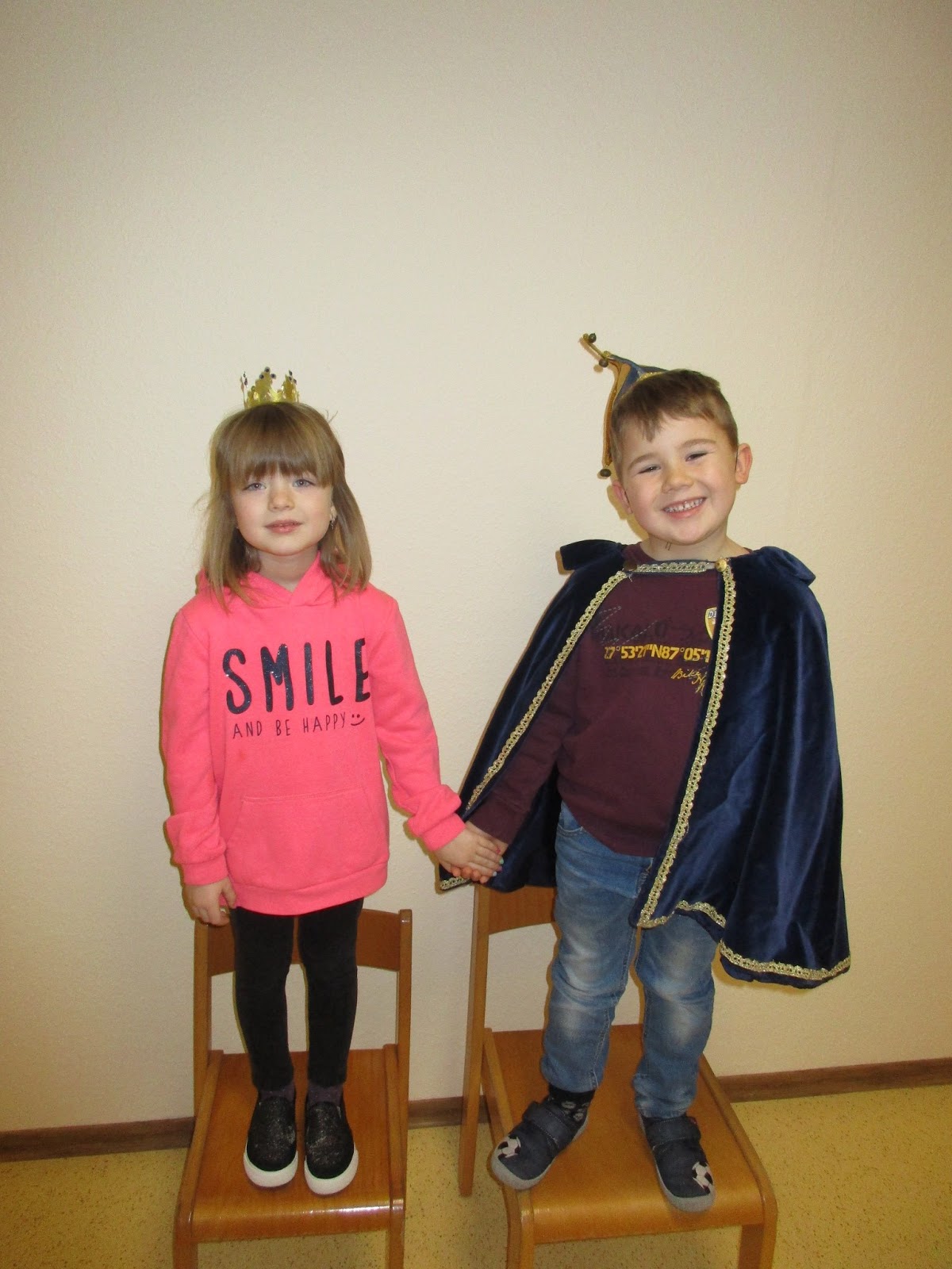 Haaren, Ortsteil von Bad Wünnenberg: Kinderprinzenpaar im Kindergarten