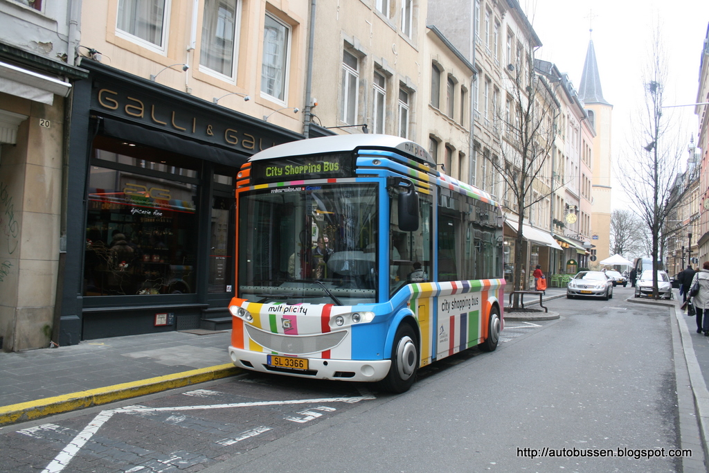 Openbaar Vervoer Wereldwijd Autobussen in Luxemburg stad