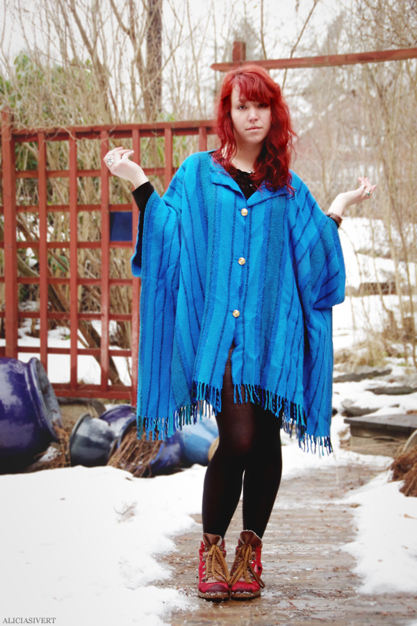 aliciasivert, alicia sivertsson, diy, do it yourself, pyssel, sy, sömnad, sew, poncho, blanket, filt, yllefilt