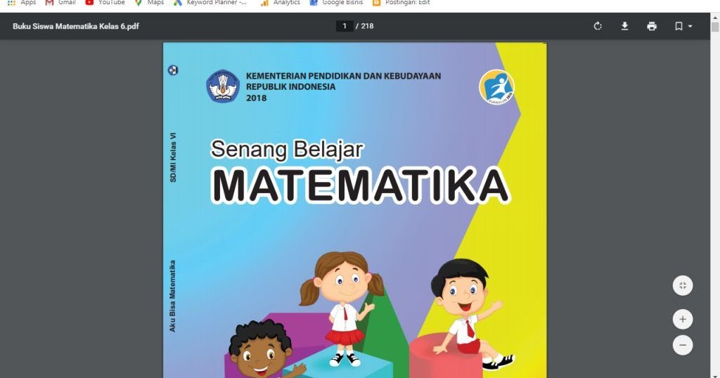 Buku Siswa Matematika Kelas 6 Sd Kurikulum 2013 Pdf Antapedia Com
