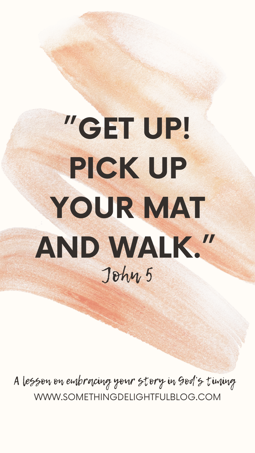 Let God Write Your Story: Encouragement in Waiting - Something Delightful Blog #JohnFive #Encouragement #Waiting