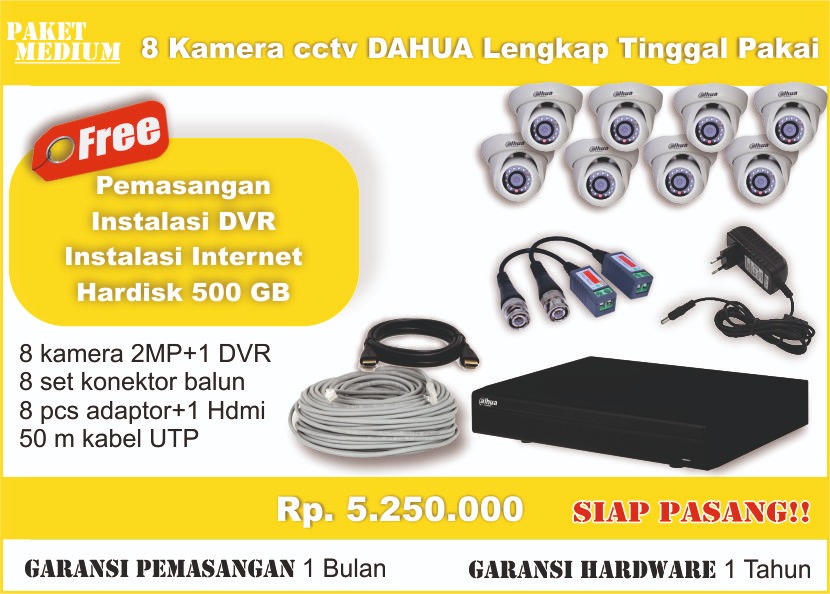 PAKET CCTV MEDIUM