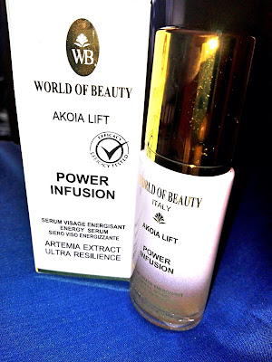 ferma il tempo con power infusion akoia lift di  world of beauty