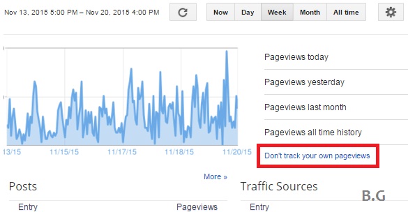 cara mengatur track pageviews pada blog