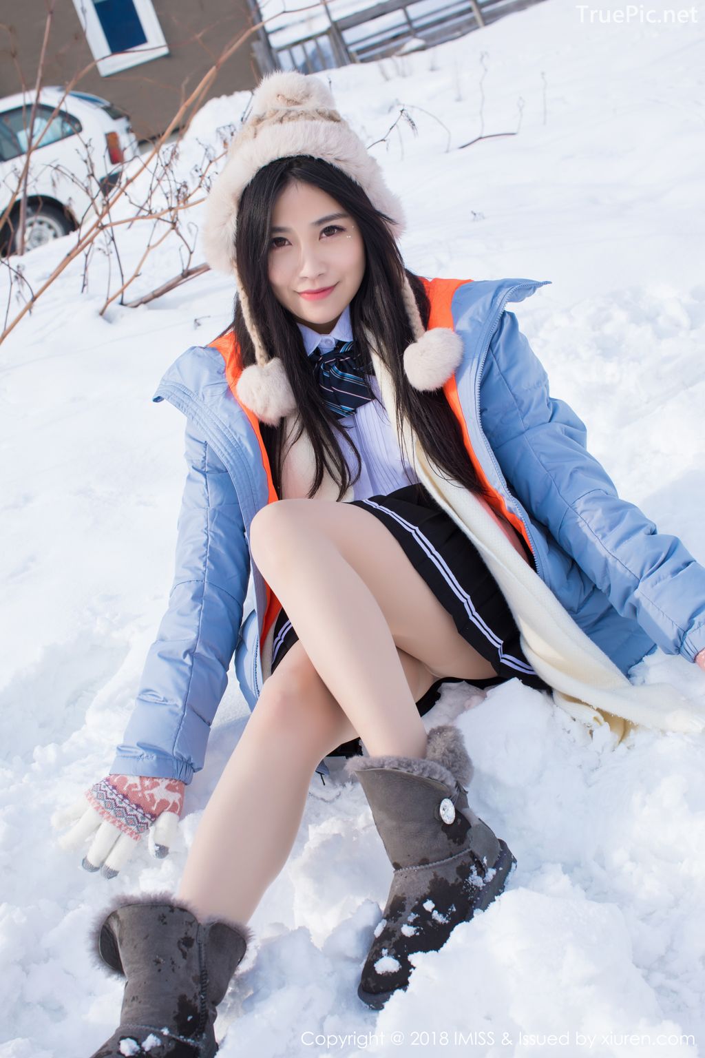 Image-IMISS-Vol.262-Sabrina model–Xu-Nuo-许诺-Sparkling-White-Snow-TruePic.net- Picture-14