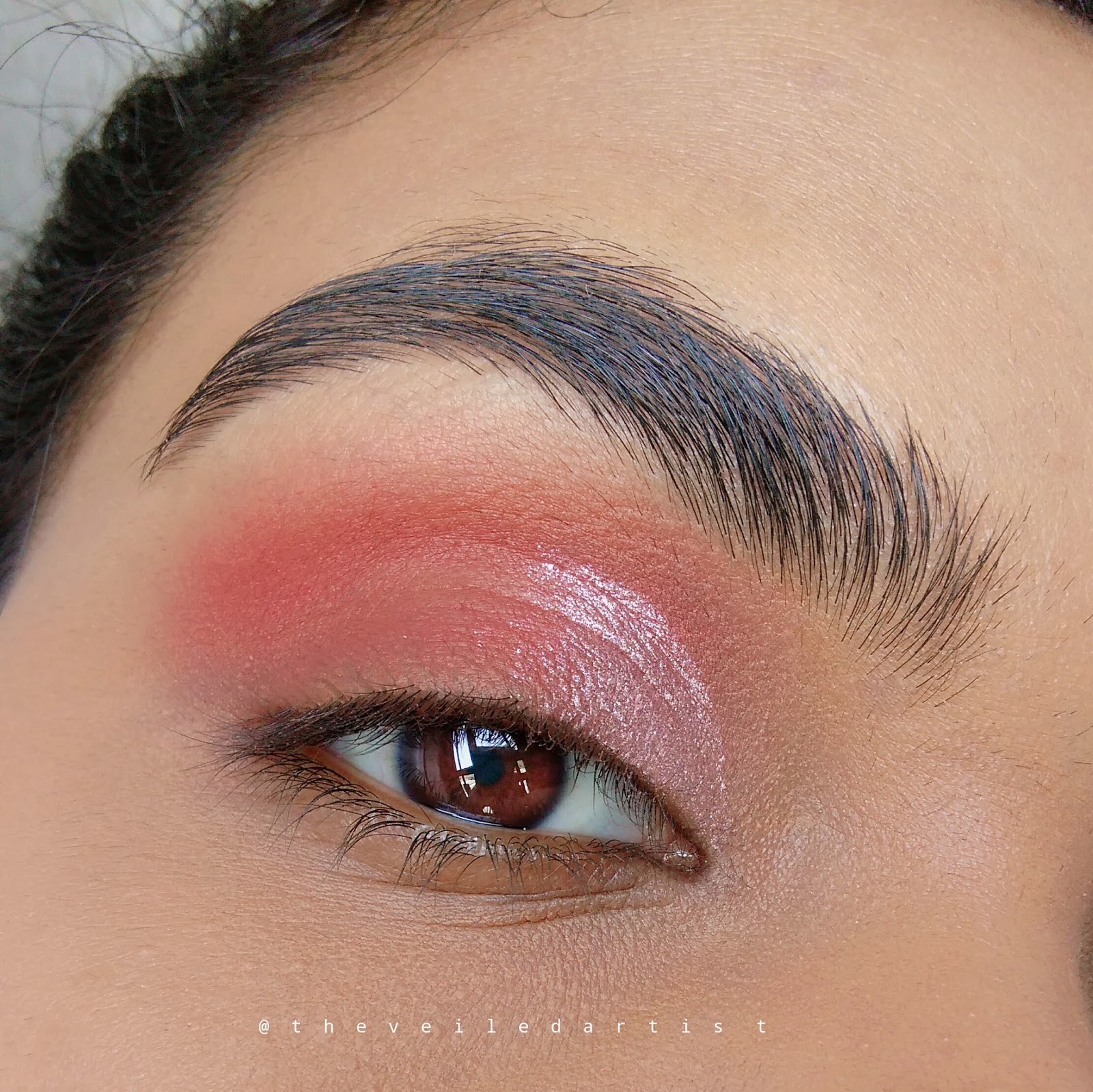 Peach & Pastel Shimmery Spring Makeup Tutorial The Veiled Artist