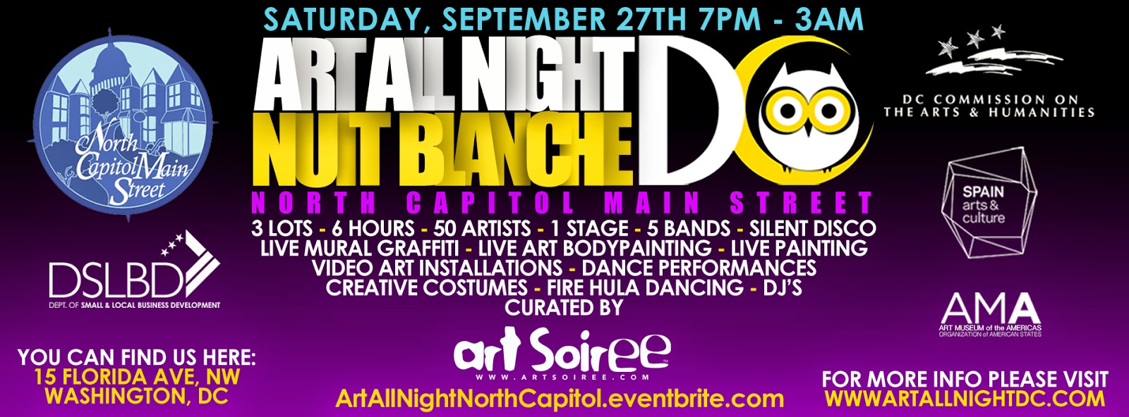 bloomingdale Art All Night DC here's what's planned for North Capitol