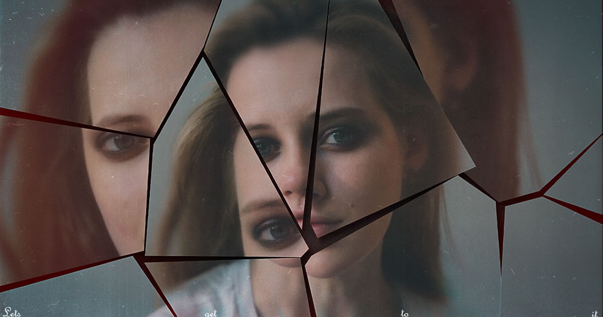 Broken Mirror Free Photo template Giveaway dR Design Resources