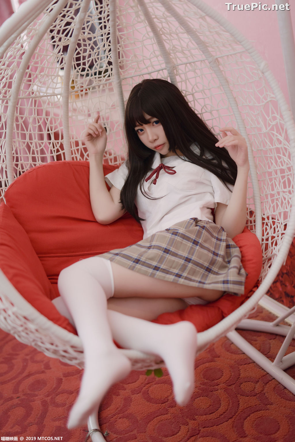 Image [MTCos] 喵糖映画 Vol.034 – Chinese Cute Model - Schoolgirl Uniform - TruePic.net - Picture-32