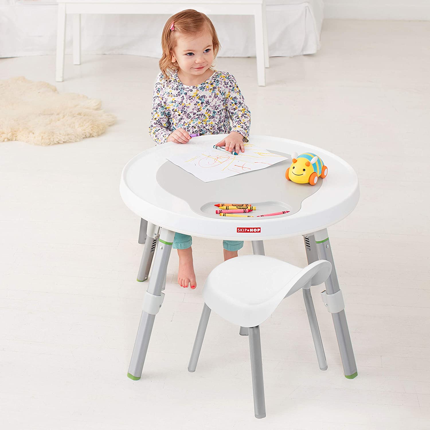 White Toddler's Activity Chairs GalleryHomeDesign