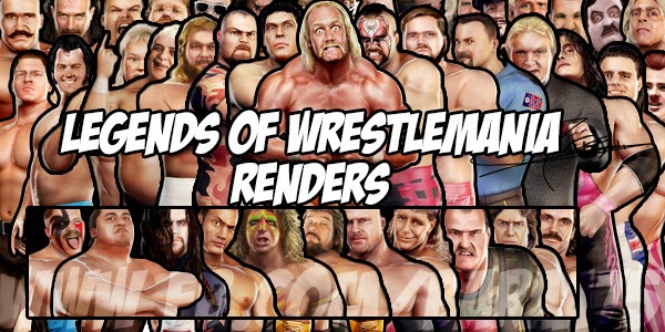 ابداع التصاميم: WWE Renders | Legends Of Wrestlemania Renders
